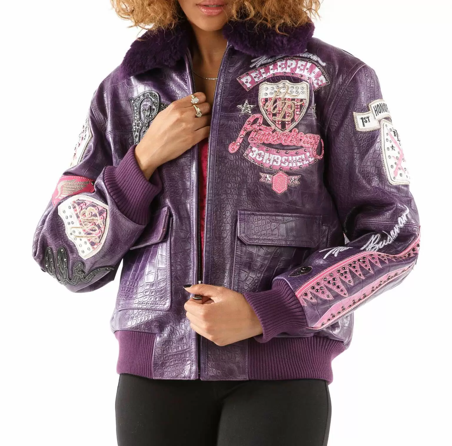 American-Bruiser-Purple-Pelle-Pelle-Leather-Jacket-1 Pelle Pelle American Bombshell Purple Jacket