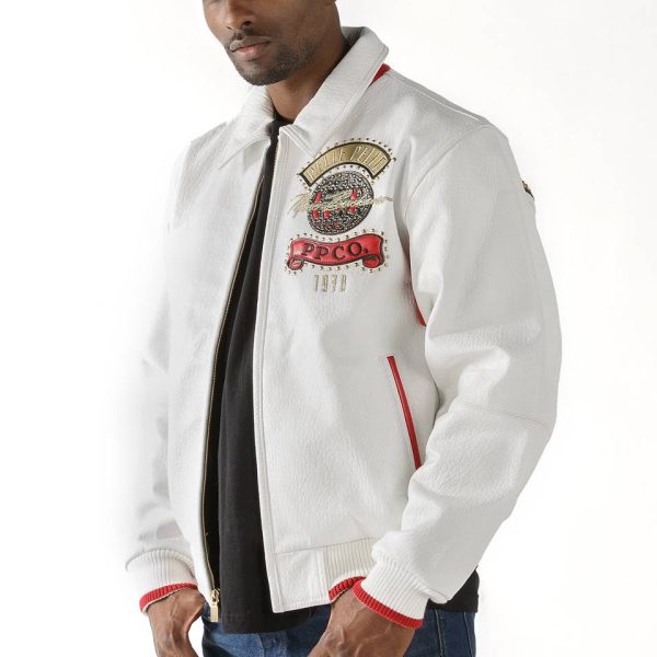 Pelle Pelle MB World Tour White Jacket Pelle Pelle MB World Tour White Jacket
