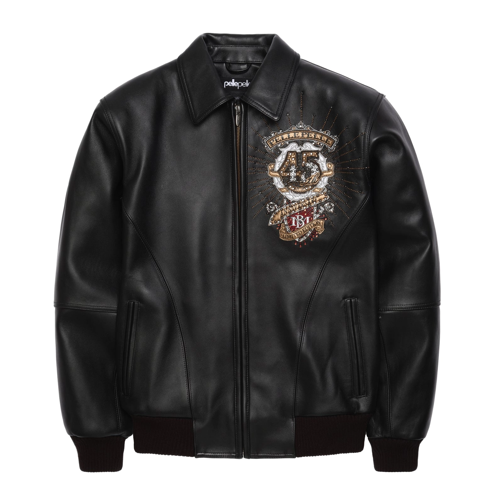 Pelle-Pelle-Collectors-Series-Black-Leather-Jacket-1 Pelle Pelle 45th Anniversary Collectors Black Jacket