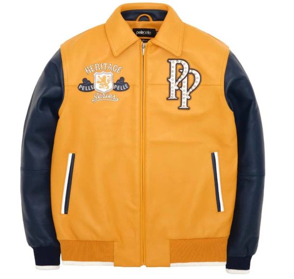 Pelle Pelle Soda Club Heritage Yellow Jacket Pelle Pelle Soda Club Heritage Yellow Jacket