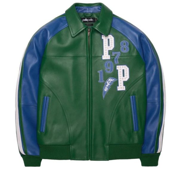Pelle Pelle Soda Club Tiger Green Jacket Pelle Pelle Soda Club Tiger Green Jacket