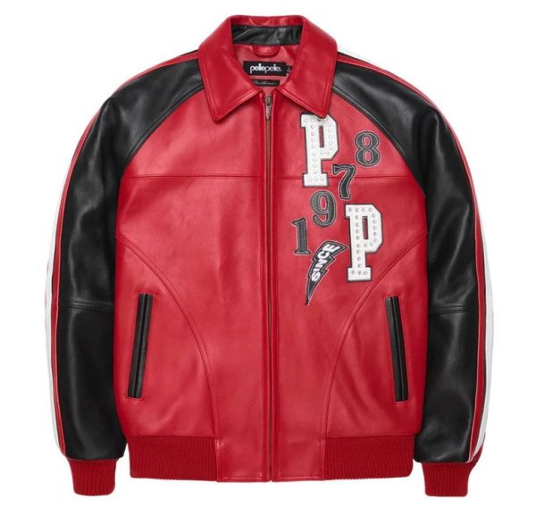 Pelle Pelle Soda Club Tiger Red Jacket Pelle Pelle Soda Club Tiger Red Jacket