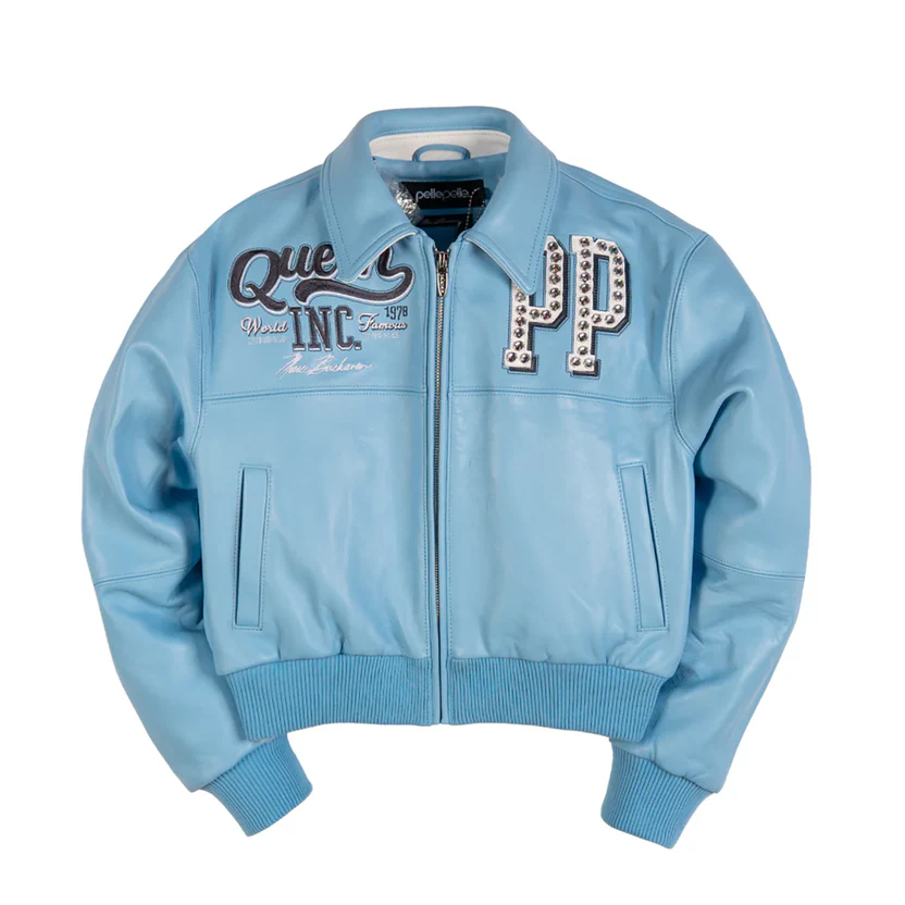 Women's Pelle Queen Crop Leather Jacket (1)