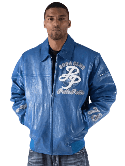 Pelle Pelle Soda Club Blue Jacket Pelle Pelle Soda Club Blue Jacket