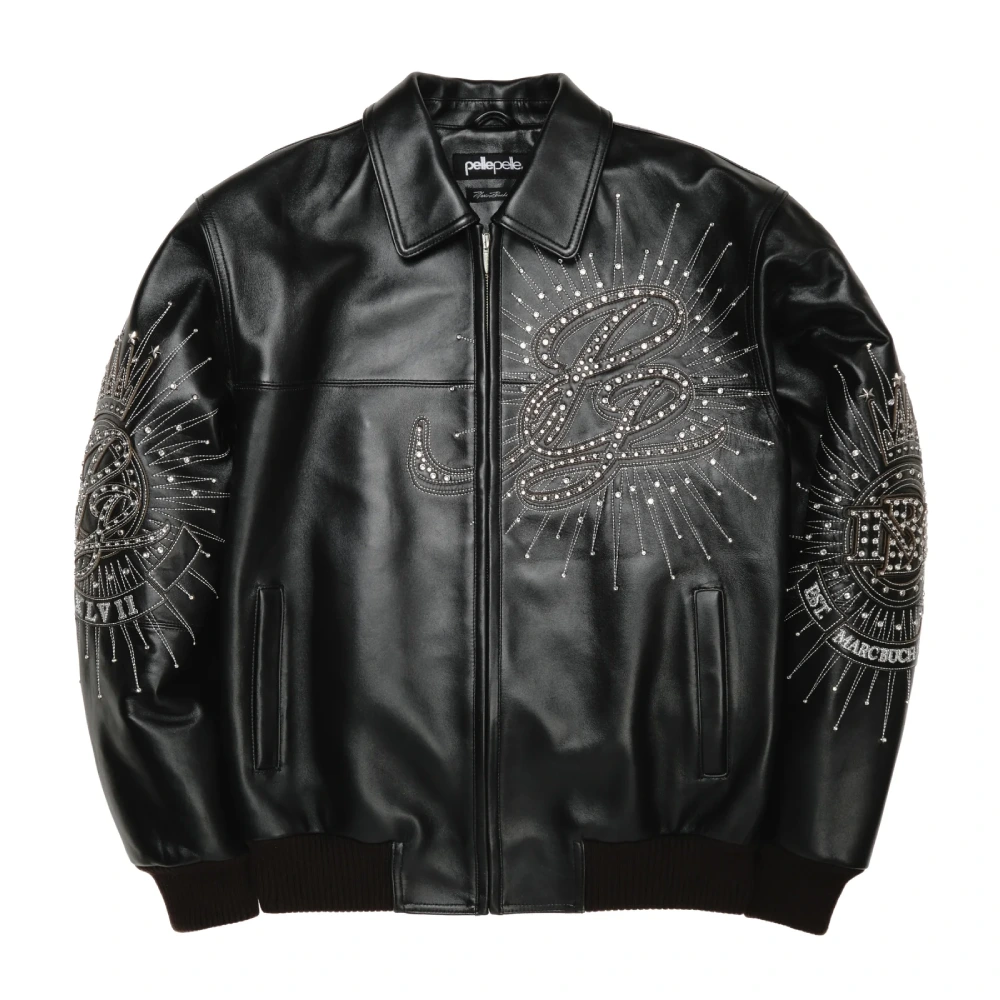 pelle-pelle-47th-anniversary-black-jacket Pelle Pelle 47th Anniversary Black Leather Jacket