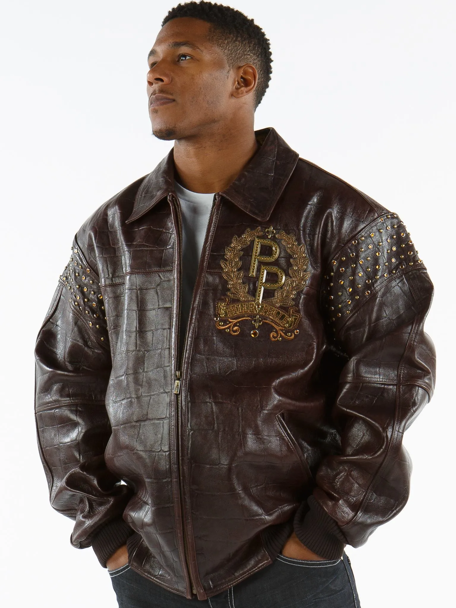 pelle-pelle-live-like-a-king-brown-croc.-leather-jacket