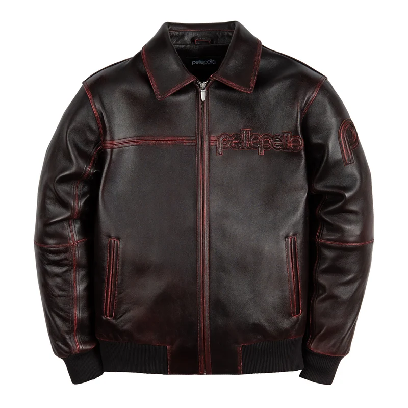 Pelle Pelle Basic Corded Dark Brown Jacket (1)
