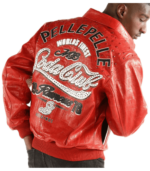 Pelle Pelle 1978 Soda Club Red Leather Jacket