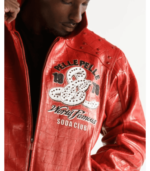 Pelle Pelle 1978 Soda Club Red Leather Jacket