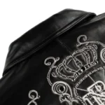 Pelle Pelle Black Shoulder Crest Jacket