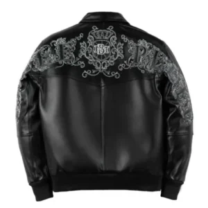 Pelle Pelle Black Shoulder Crest Jacket