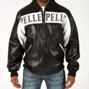Pelle Pelle Black Studded Jacket