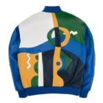 Pelle Pelle Blue Picasso Genuine Leather Jacket