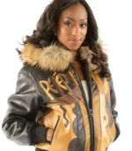 Pelle Pelle Brown Picasso Leather Jacket