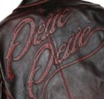 Pelle Pelle Dark Red Two Tone Leather Jacket