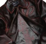 Pelle Pelle Dark Red Two Tone Leather Jacket