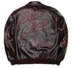 Pelle Pelle Dark Red Two Tone Leather Jacket
