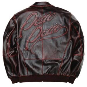 Pelle Pelle Dark Red Two Tone Leather Jacket