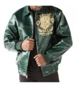 Pelle Pelle Eye On The Prize Green Leather Jacket