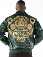 Pelle Pelle Eye On The Prize Green Leather Jacket