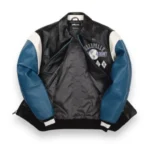 Pelle Pelle Famous Soda Club Blue Plush Leather Jacket