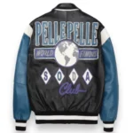 Pelle Pelle Famous Soda Club Blue Plush Leather Jacket