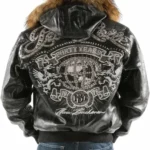 Pelle Pelle Forty Years Black And Brown Leather Jacket