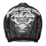 Pelle Pelle Greatest Of All Time MB Black Leather Jacket