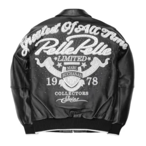 Pelle Pelle Greatest Of All Time MB Black Leather Jacket