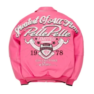 Pelle Pelle Greatest Of All Time MB Pink Leather Jacket