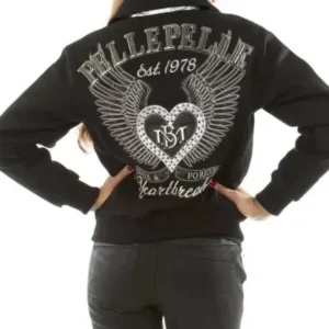 Pelle Pelle Heart Breaker Black Wool Jacket
