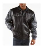 Pelle Pelle Heritage Soda Club Black Plush Leather Jacket