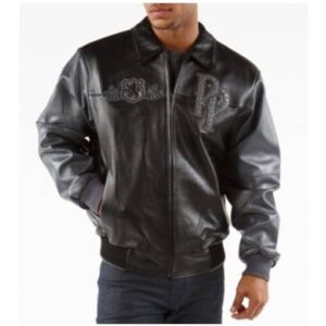 Pelle Pelle Heritage Soda Club Black Plush Leather Jacket