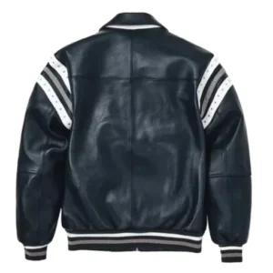 Pelle Pelle Leather Company Navy Blue Leather Jacket