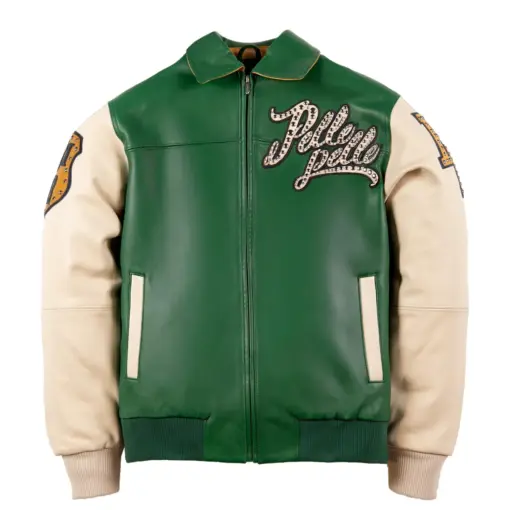 Pelle Pelle Legendary Jet Green Leather Jacket (3) Pelle Pelle Legendary Jet Green Leather Jacket