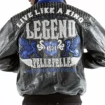 Pelle Pelle Live Like A King Black Blue Jacket