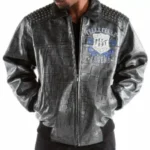 Pelle Pelle Live Like A King Black Blue Jacket