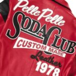 Pelle Pelle Men Soda Club Plush Red Jacket