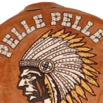 Pelle Pelle Renegades Brown Crocodile Leather Jacket