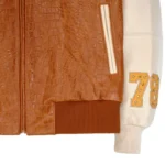 Pelle Pelle Renegades Brown Crocodile Leather Jacket