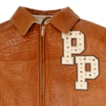 Pelle Pelle Renegades Brown Crocodile Leather Jacket