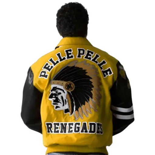 Pelle Pelle Mustard Indian Renegades Jacket (1) Pelle Pelle Mustard Indian Renegades Jacket