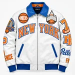Pelle Pelle New York White Knicks Jacket