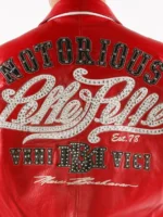Pelle Pelle Notorious Red & Black Leather Jacket