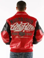 Pelle Pelle Notorious Red & Black Leather Jacket