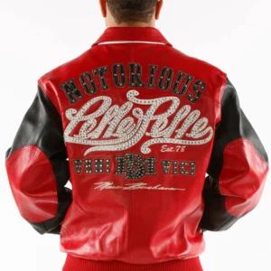 Pelle Pelle Notorious Red & Black Leather Jacket