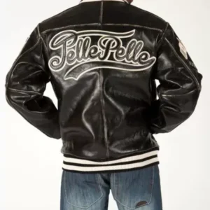 Pelle Pelle Notorious Studded Black Leather Jacket