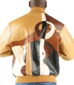 Pelle Pelle Picasso Plush Yellow Brown Jacket