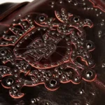 Pelle Pelle Shoulder Crest Burgundy Brown Jacket