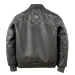 Pelle Pelle Shoulder Crest Charcoal Grey Jacket